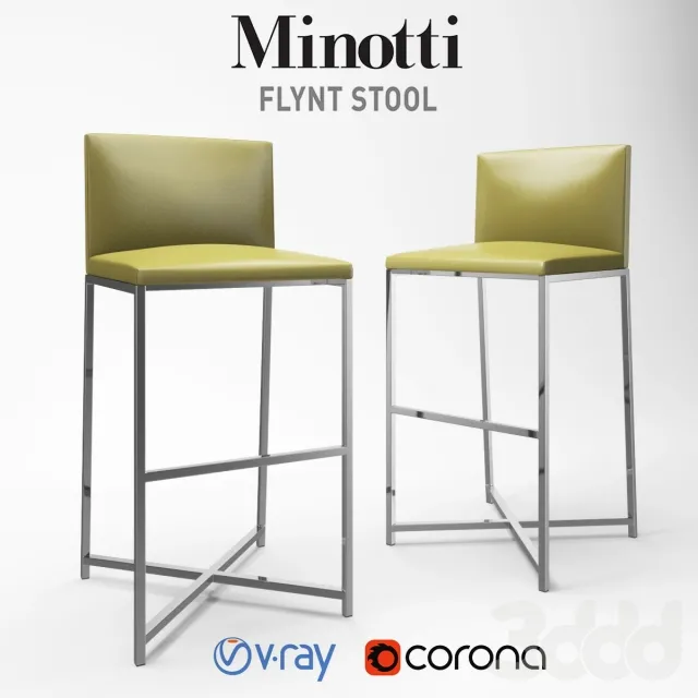 Стул Minotti Flynt Stool – 239175