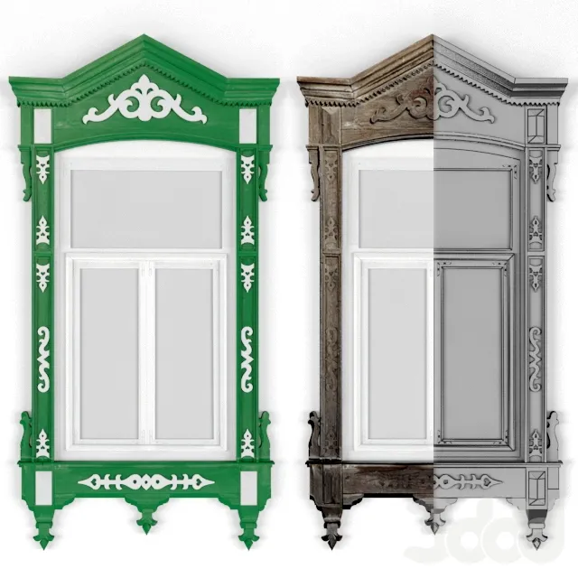 Татарский оконный наличник – 239445