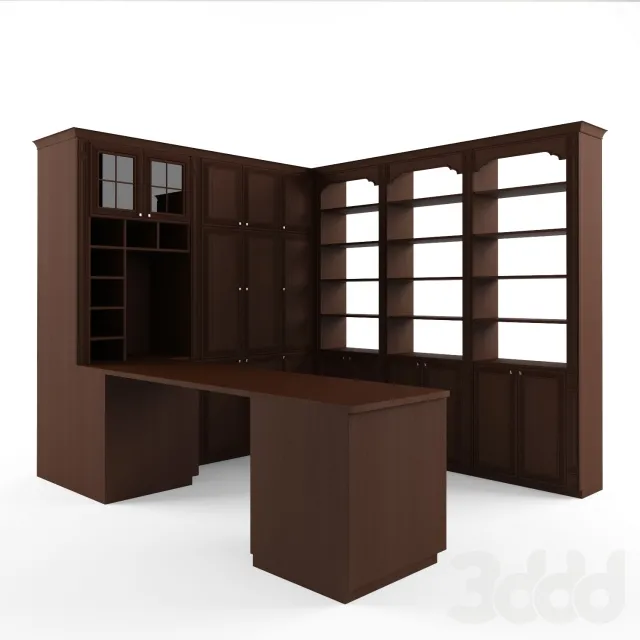 Шкаф и стол для кабинета Стильные кухни – 240447