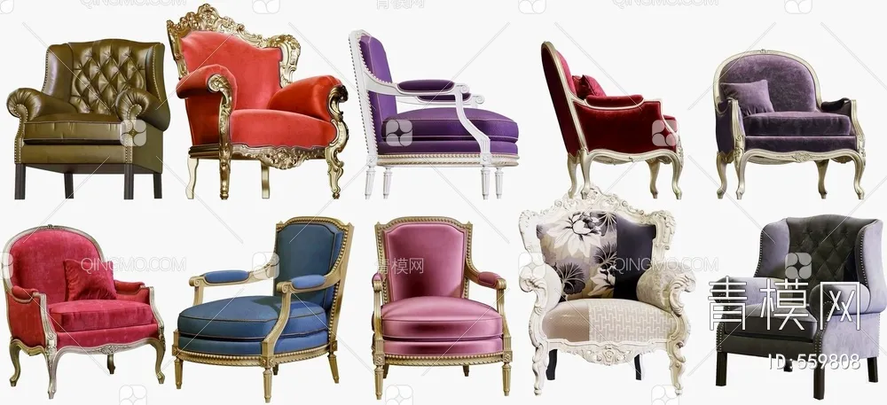 ARMCHAIR 3D MODELS – 192 – PRO