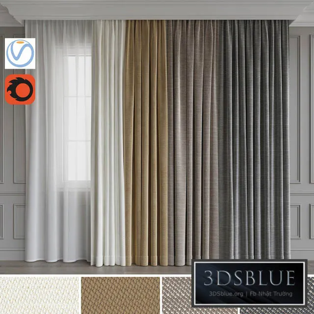 DECORATION – CURTAIN – 3DSKY Models – 2478