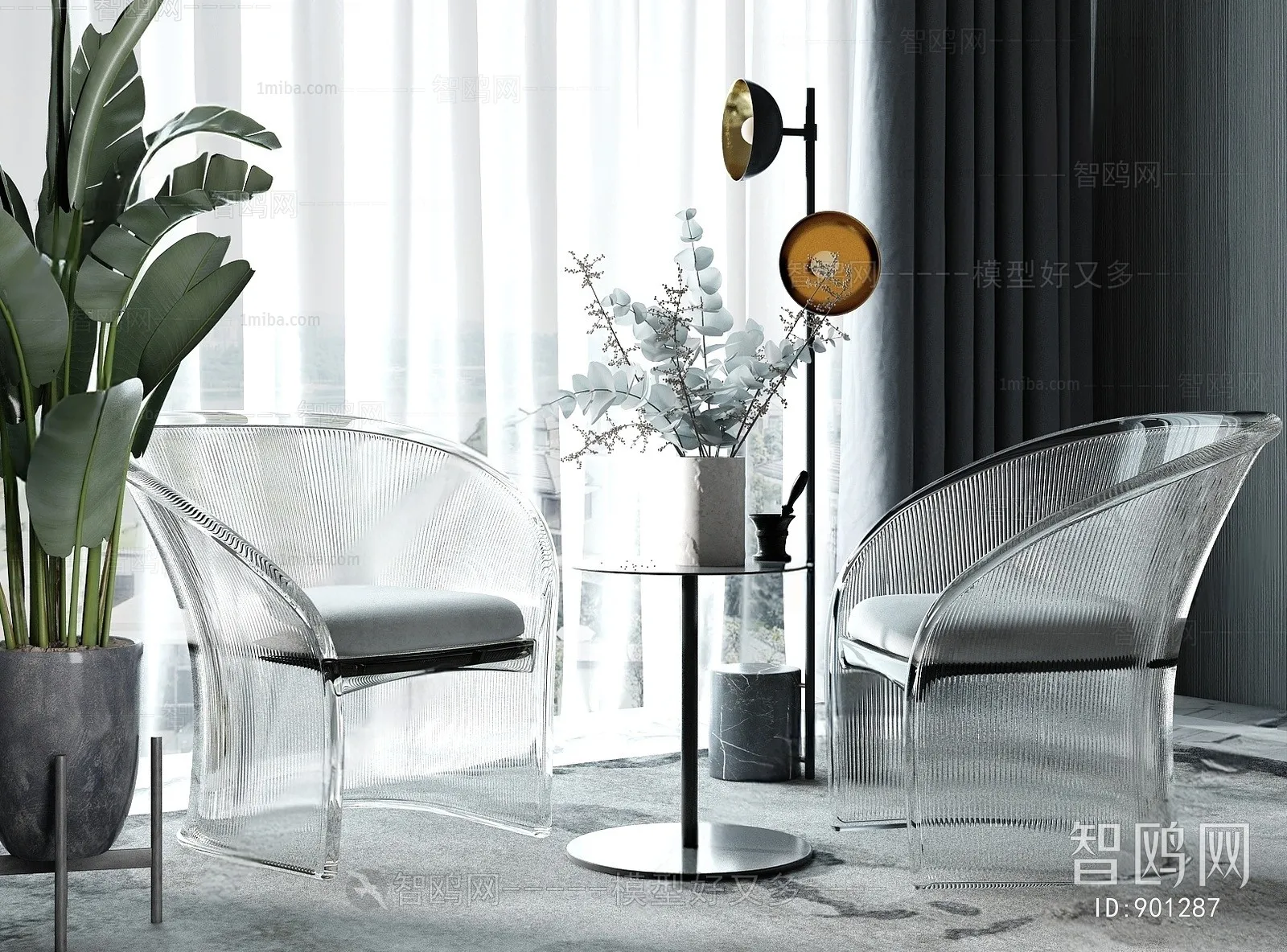 ARMCHAIR 3D MODELS – 351 – PRO