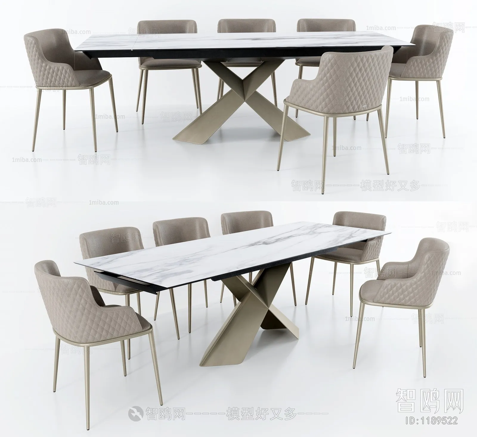 DINING TABLE SETS – 3D MODELS – 105 – PRO
