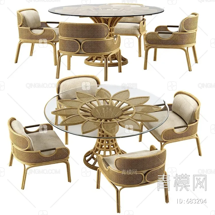DINING TABLE SETS – 3D MODELS – 171 – PRO