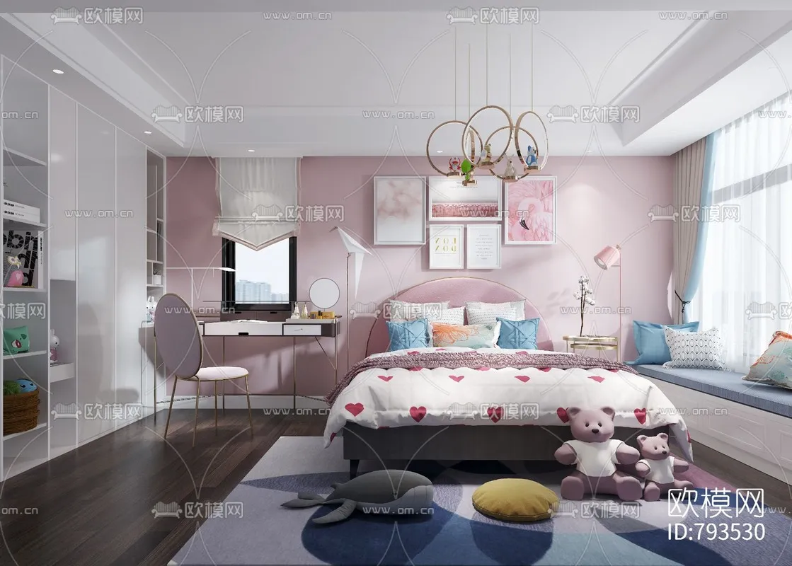 CHILDROOM – 3D SCENES – VRAY – 376