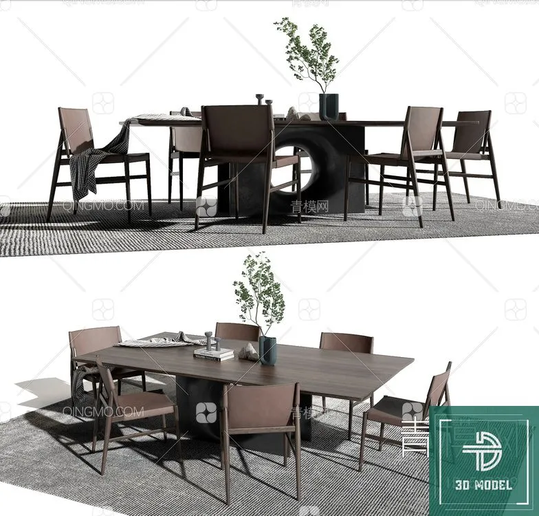 DINING TABLE SETS – 3D MODELS – 287 – PRO