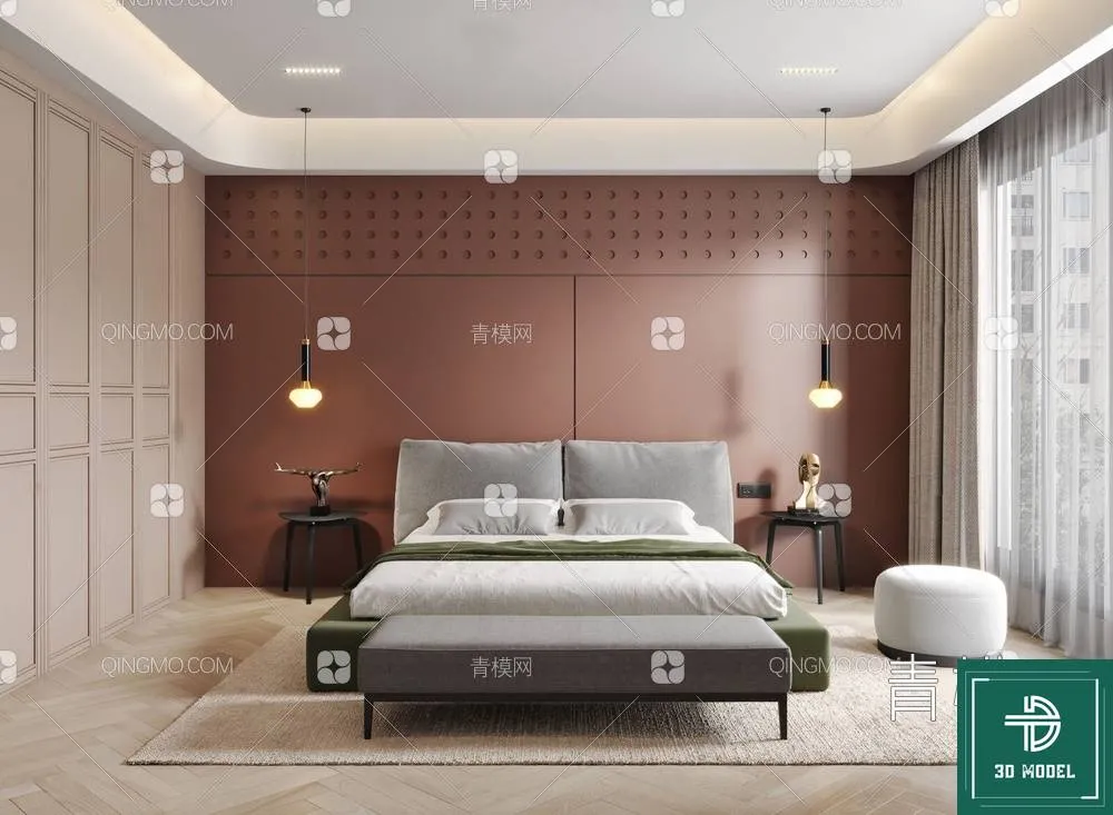 BEDROOM – 3DS MAX MODELS – 022 – PRO