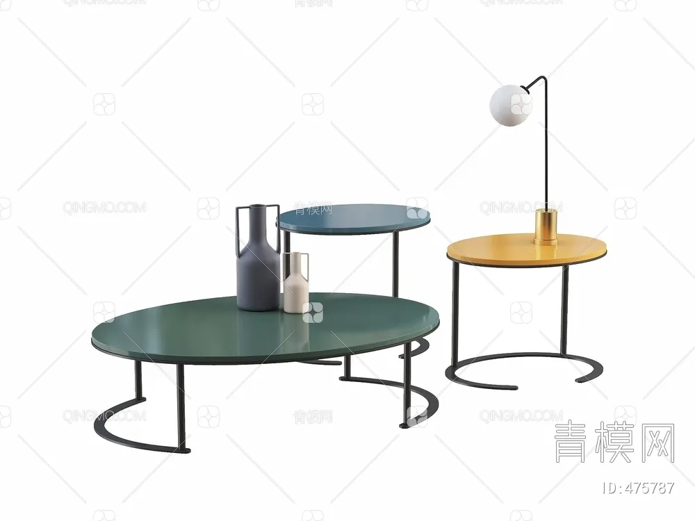 TEA TABLES 3D MODELS – 061 – PRO