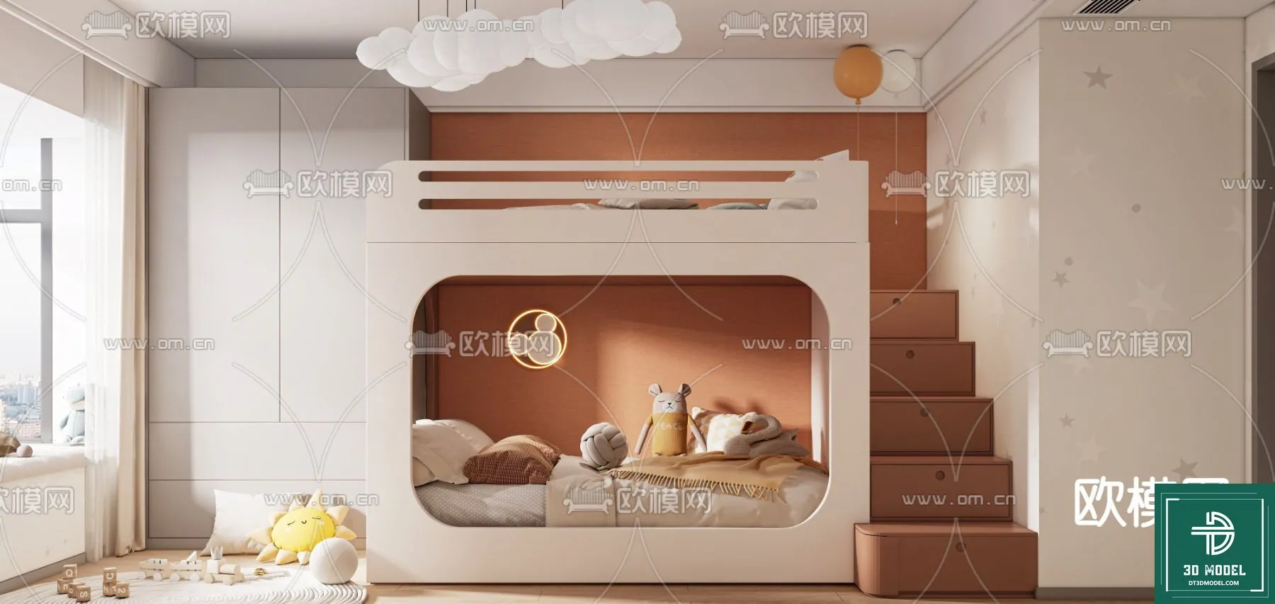 BED FOR KID – 3D MODELS – 553 – PRO