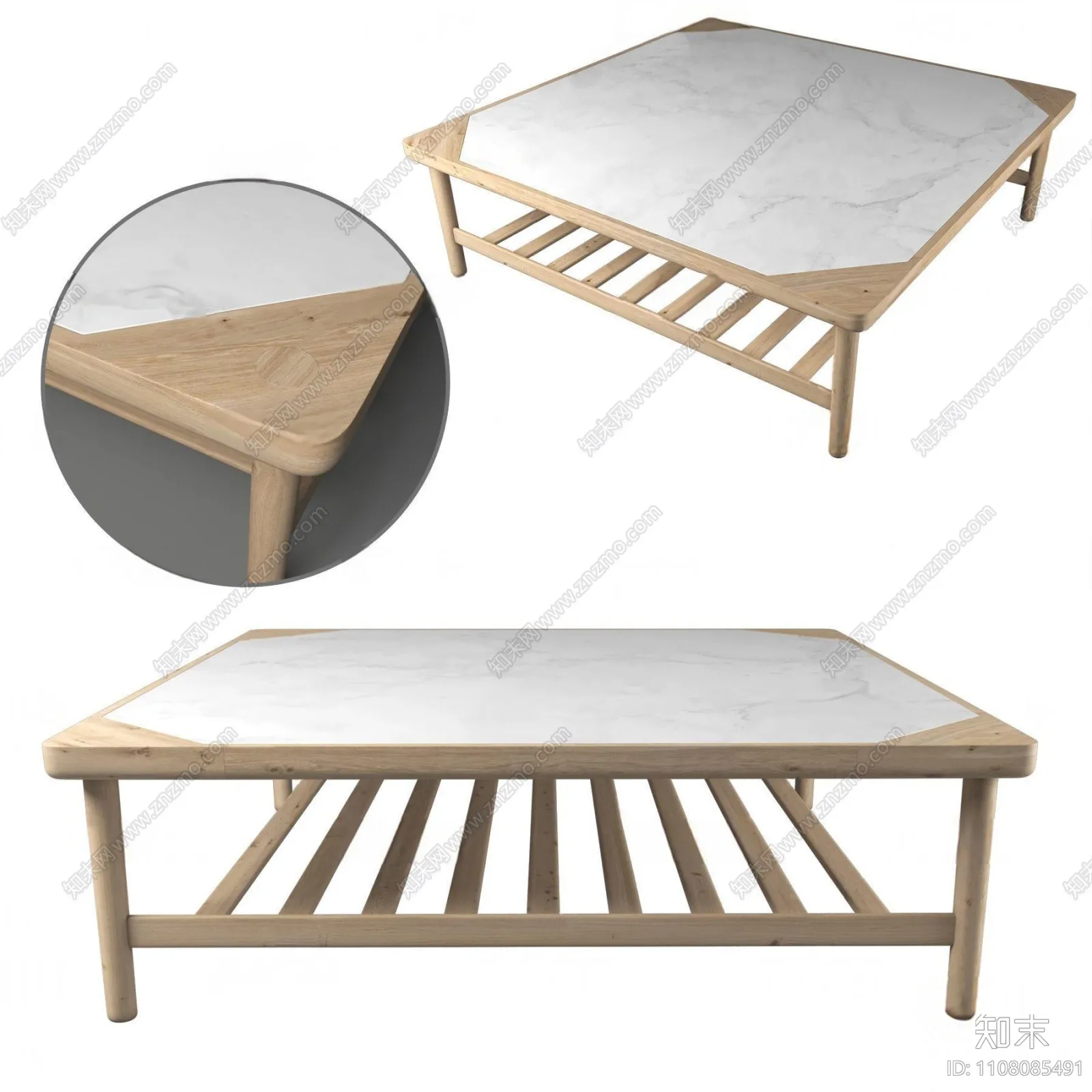 TEA TABLES 3D MODELS – 009 – PRO