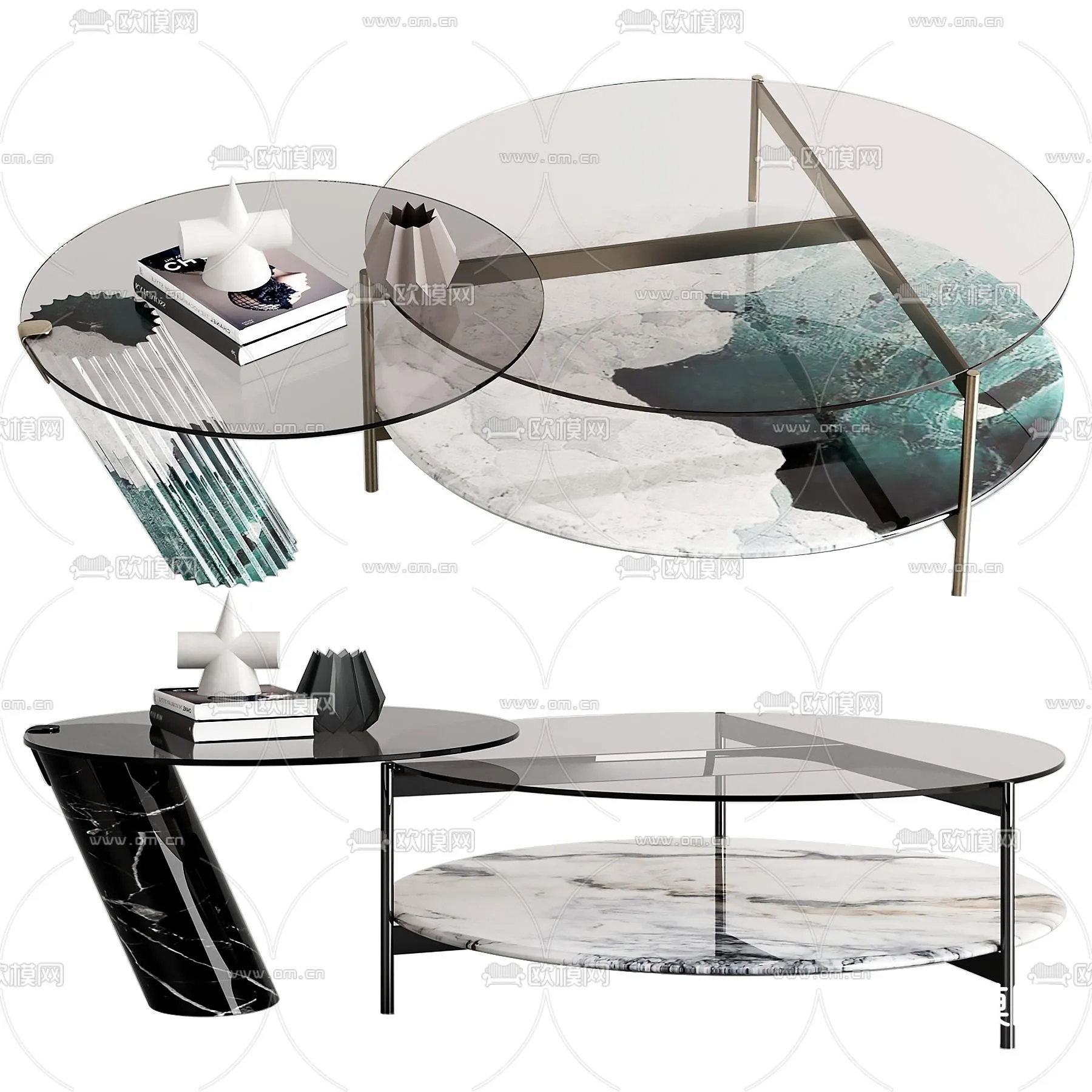 TEA TABLES 3D MODELS – 025 – PRO