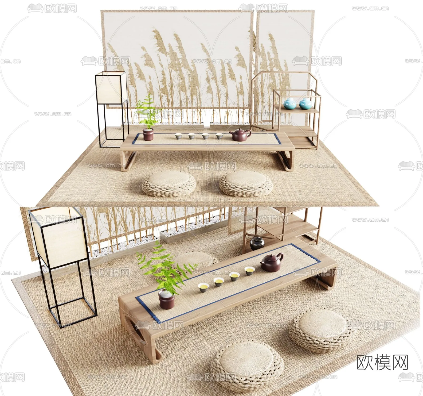 TEA TABLES 3D MODELS – 027 – PRO