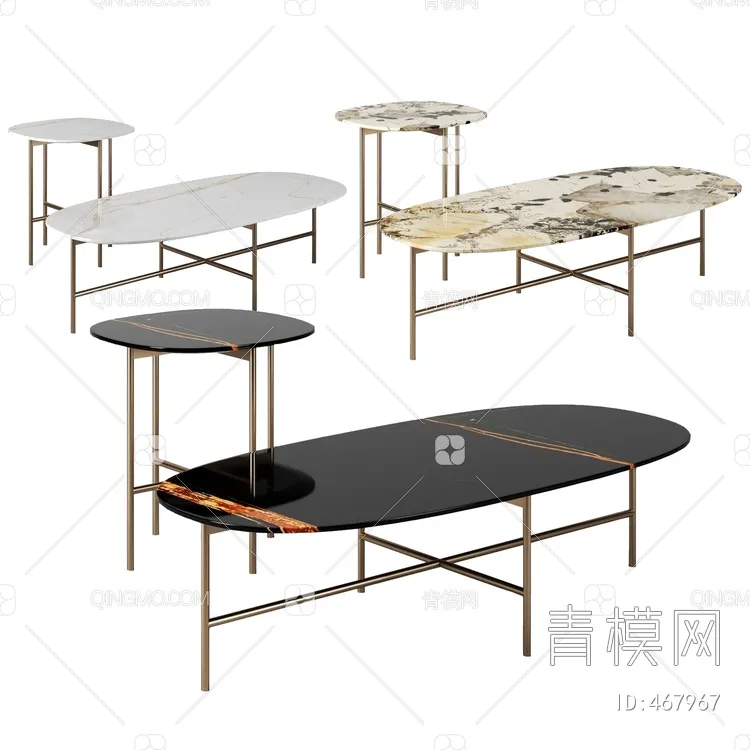 TEA TABLES 3D MODELS – 053 – PRO