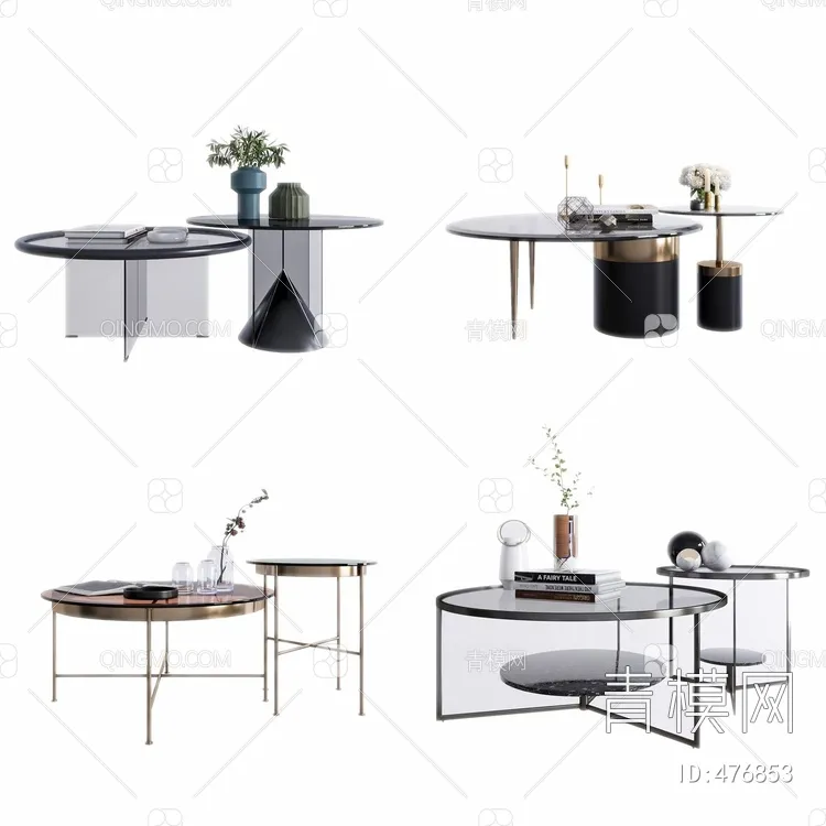 TEA TABLES 3D MODELS – 063 – PRO