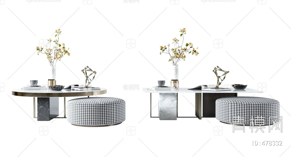 TEA TABLES 3D MODELS – 067 – PRO