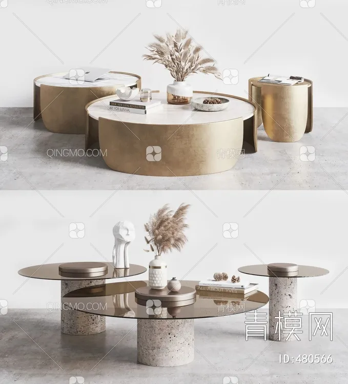 TEA TABLES 3D MODELS – 072 – PRO