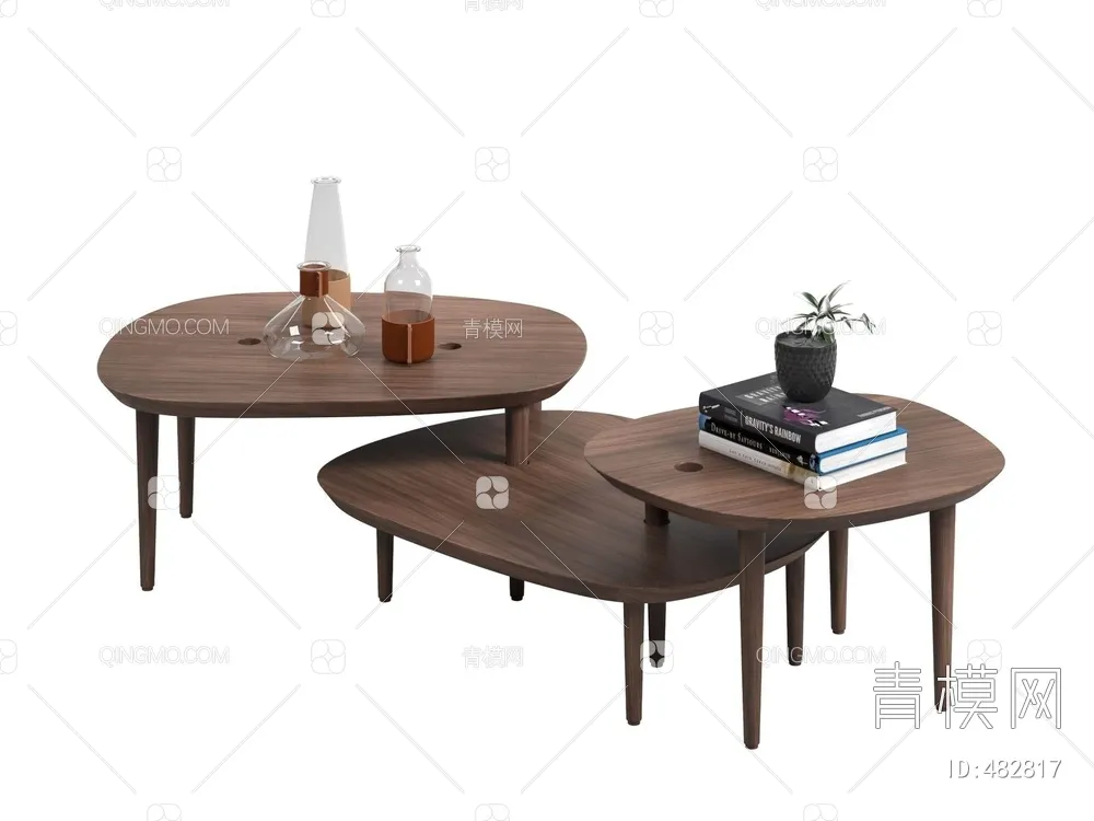 TEA TABLES 3D MODELS – 077 – PRO