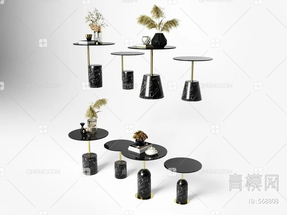 TEA TABLES 3D MODELS – 097 – PRO