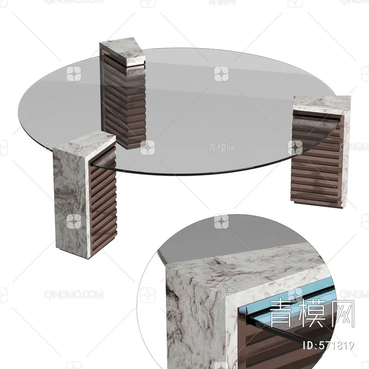 TEA TABLES 3D MODELS – 110 – PRO