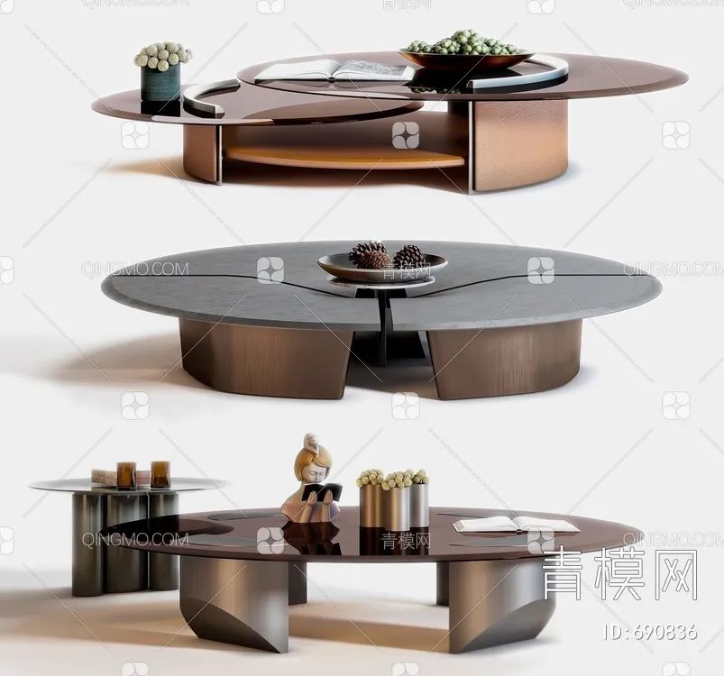 TEA TABLES 3D MODELS – 168 – PRO