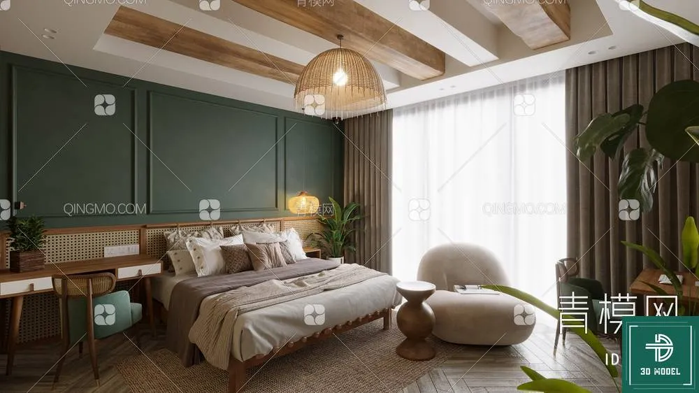 BEDROOM – 3DS MAX MODELS – 096 – PRO