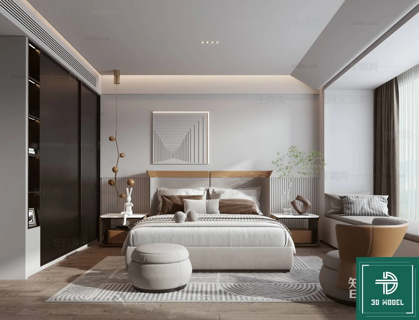 BEDROOM – 3DS MAX MODELS – 118 – PRO