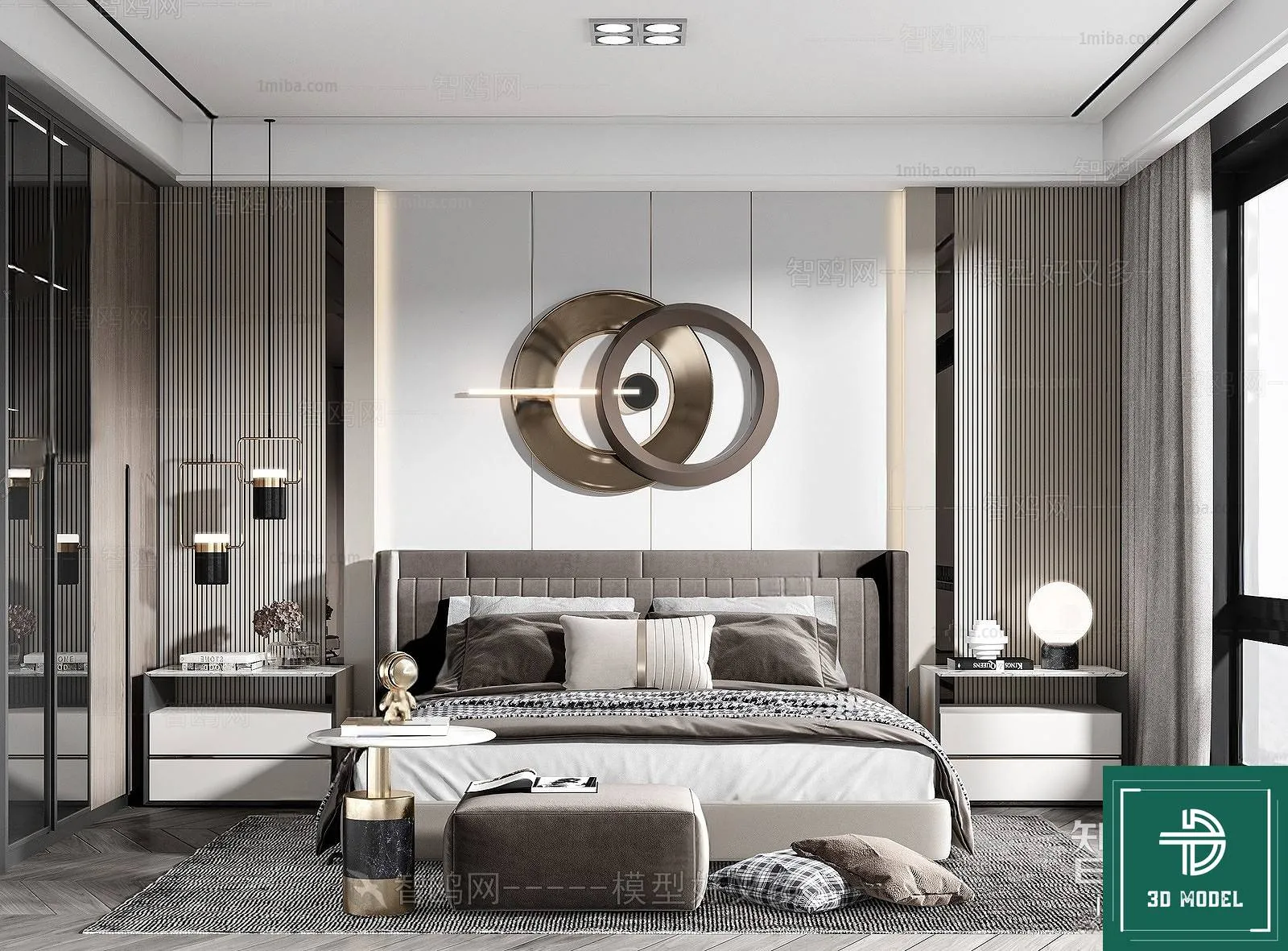 BEDROOM – 3DS MAX MODELS – 166 – PRO