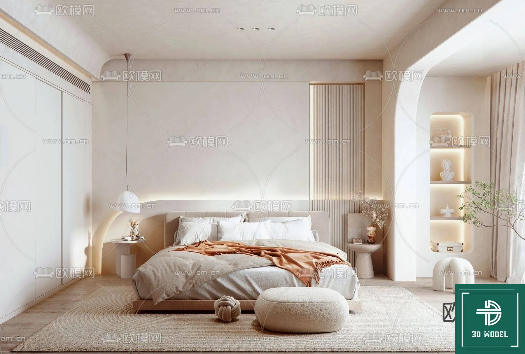 BEDROOM – 3DS MAX MODELS – 244 – PRO