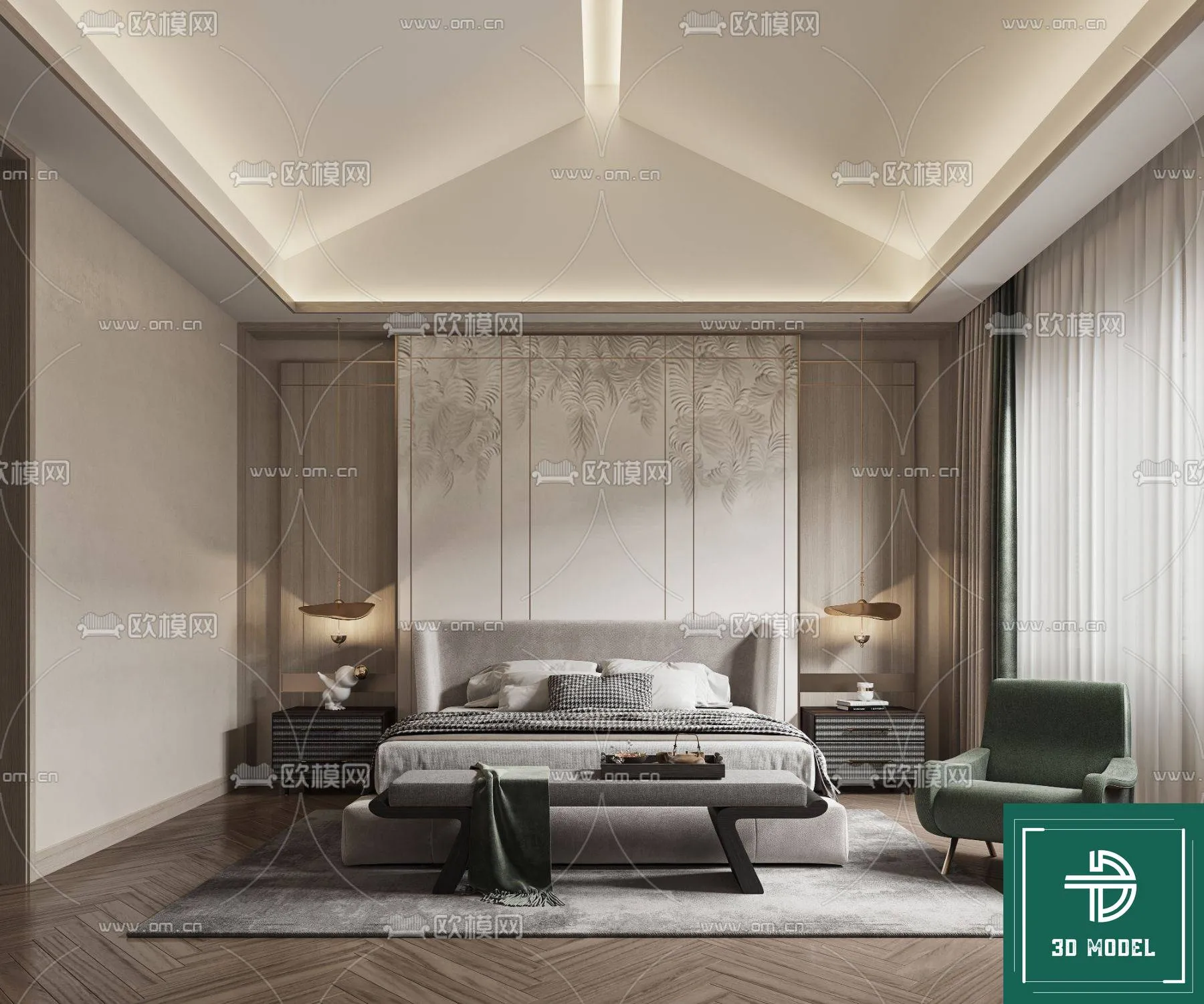 BEDROOM – 3DS MAX MODELS – 249 – PRO