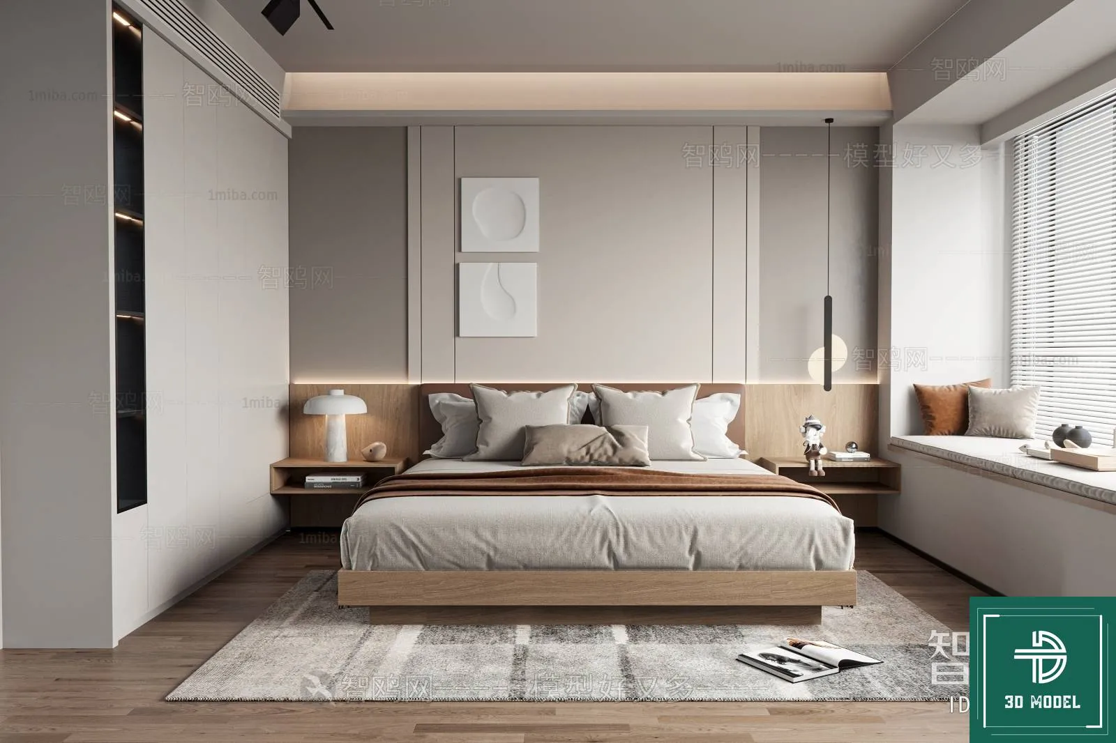 BEDROOM – 3DS MAX MODELS – 284 – PRO