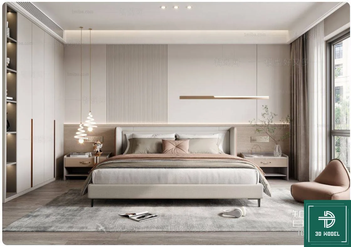 BEDROOM – 3DS MAX MODELS – 293 – PRO