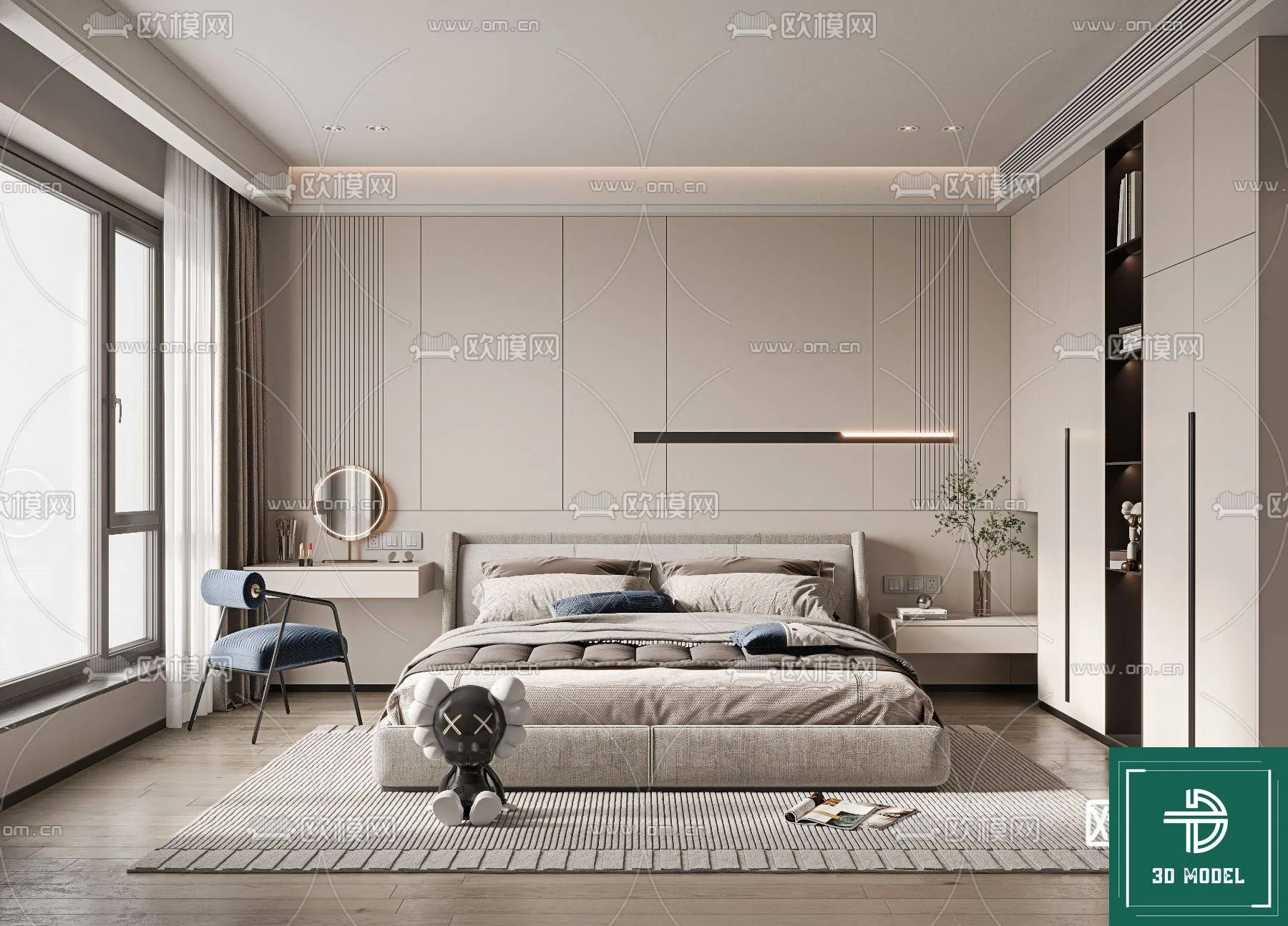 BEDROOM – 3DS MAX MODELS – 313 – PRO