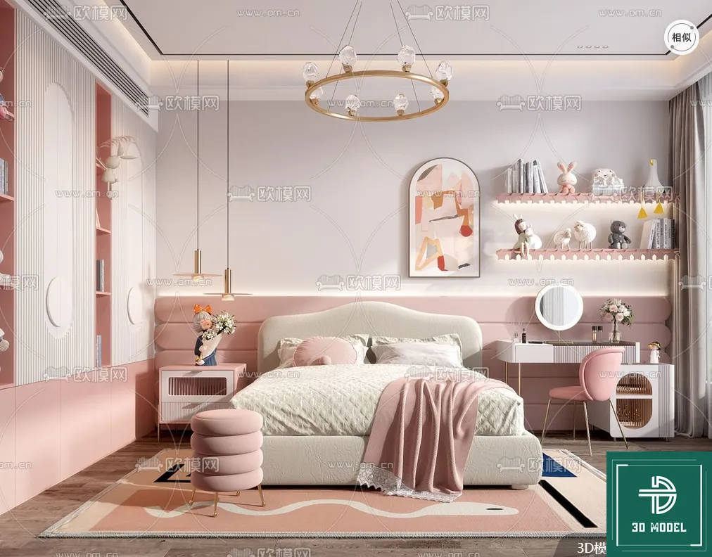 BEDROOM – 3DS MAX MODELS – 322 – PRO