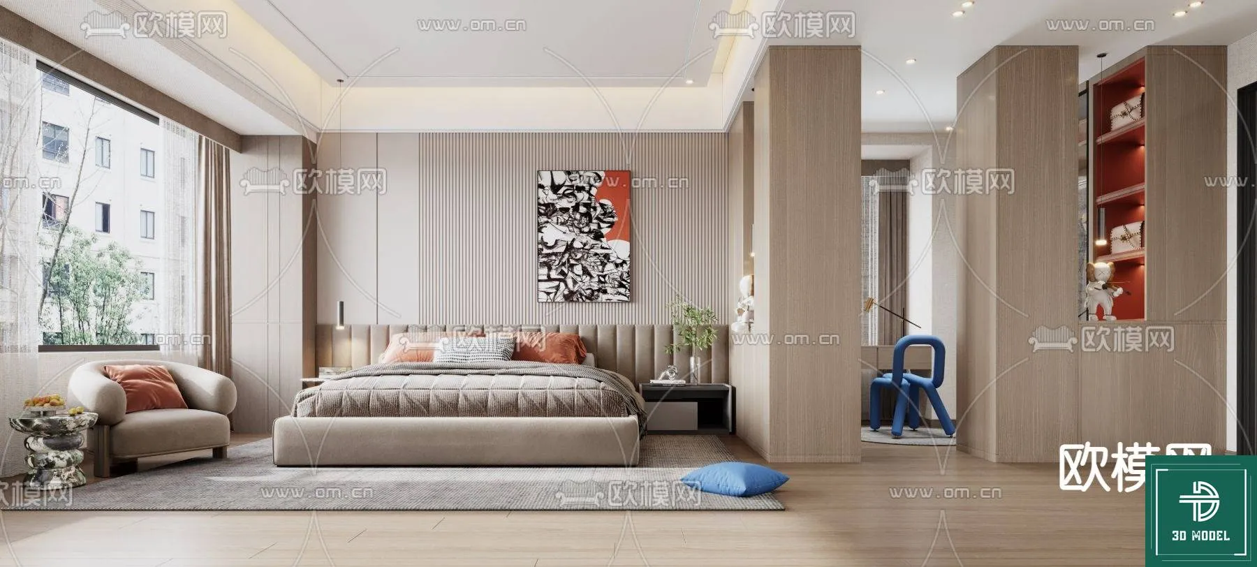 BEDROOM – 3DS MAX MODELS – 339 – PRO