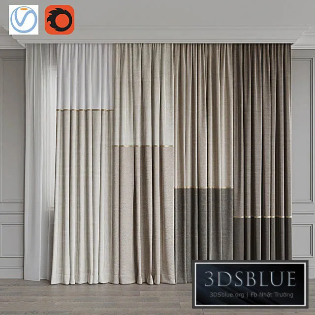 DECORATION – CURTAIN – 3DSKY Models – 2692