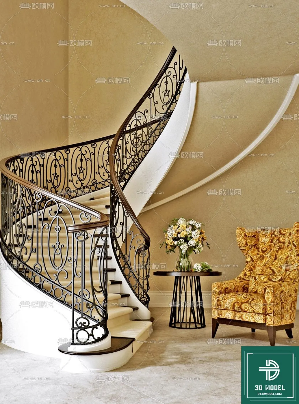 STAIR – 3DS MAX MODELS – 001 – PRO