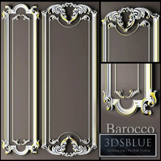 Barocco Decor2 3DS Max - thumbnail 3