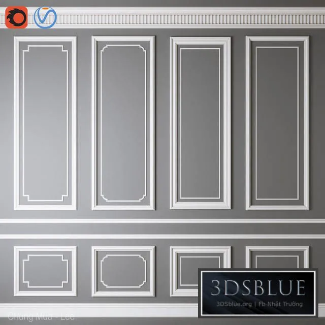 Decorative molding_011 3DS Max - thumbnail 3