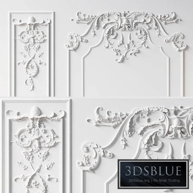 DECORATION – DECORATIVE PLASTER – 3DSKY Models – 2766