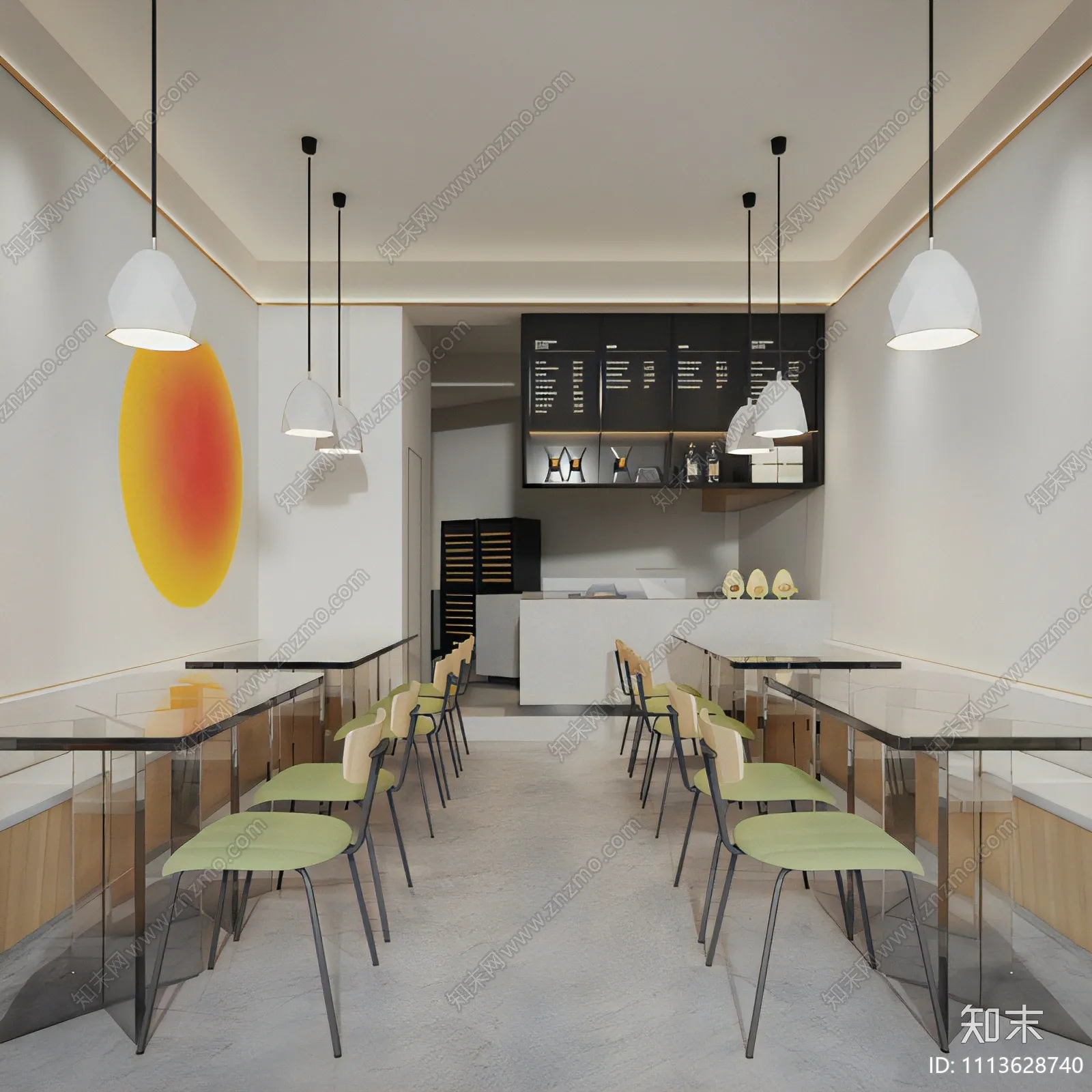 COFFEE SHOP 3D MODELS – 030 – PRO