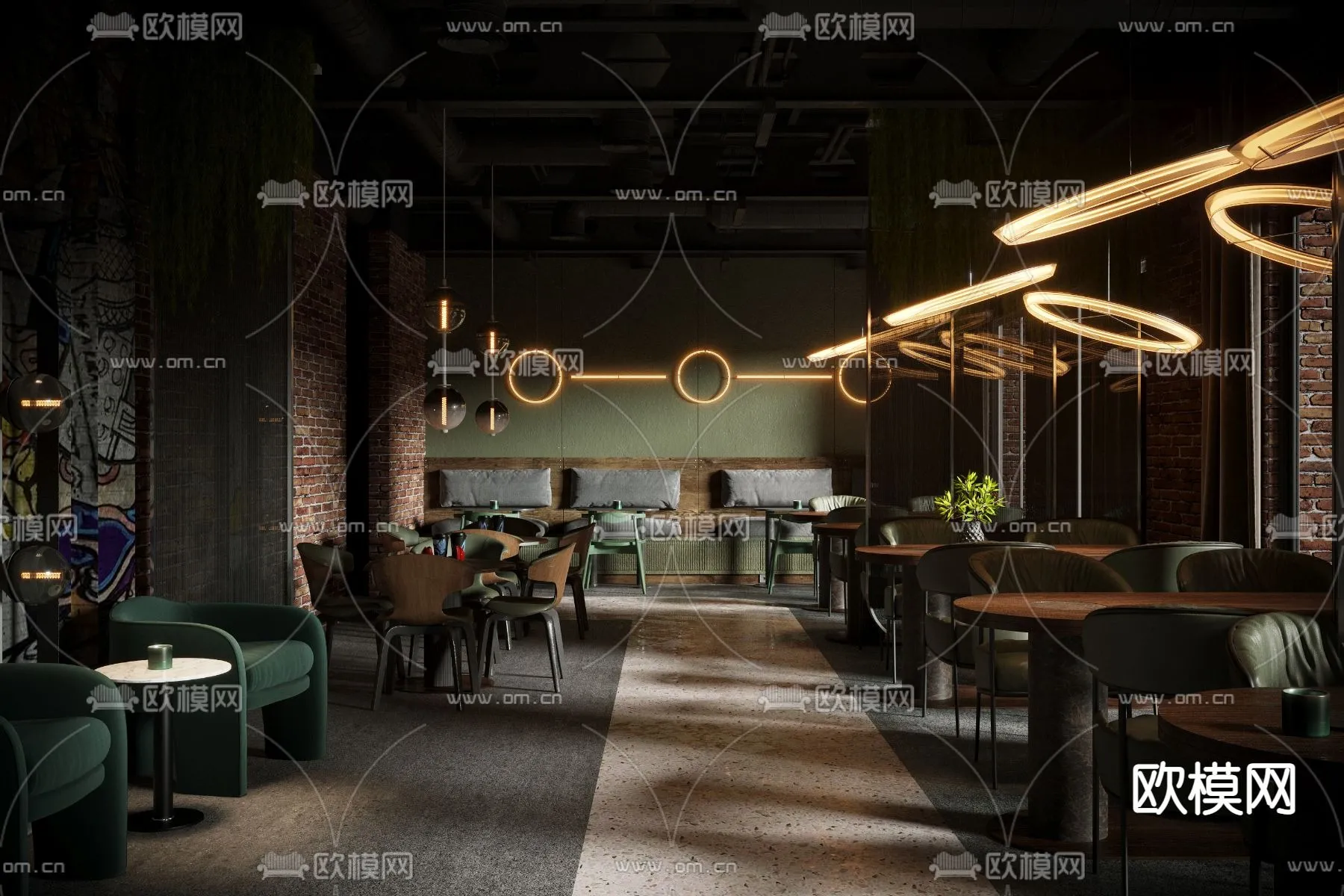 COFFEE SHOP 3D MODELS – 042 – PRO