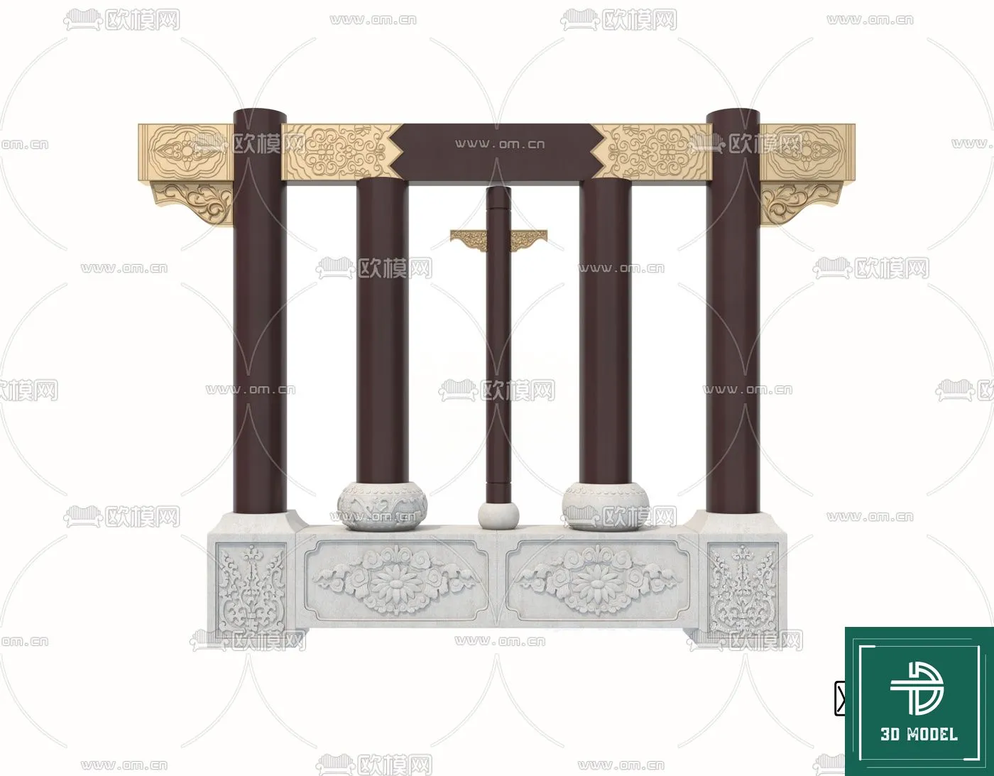 Pillar 3D Models – 3DS Max – 022 – PRO