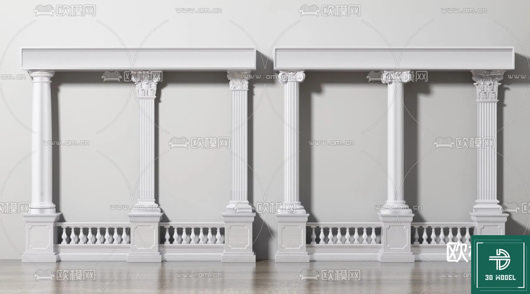Pillar 3D Models – 3DS Max – 062 – PRO