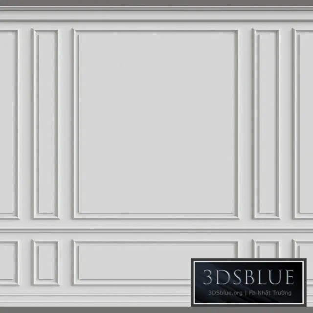 Wall molding 3DS Max - thumbnail 3