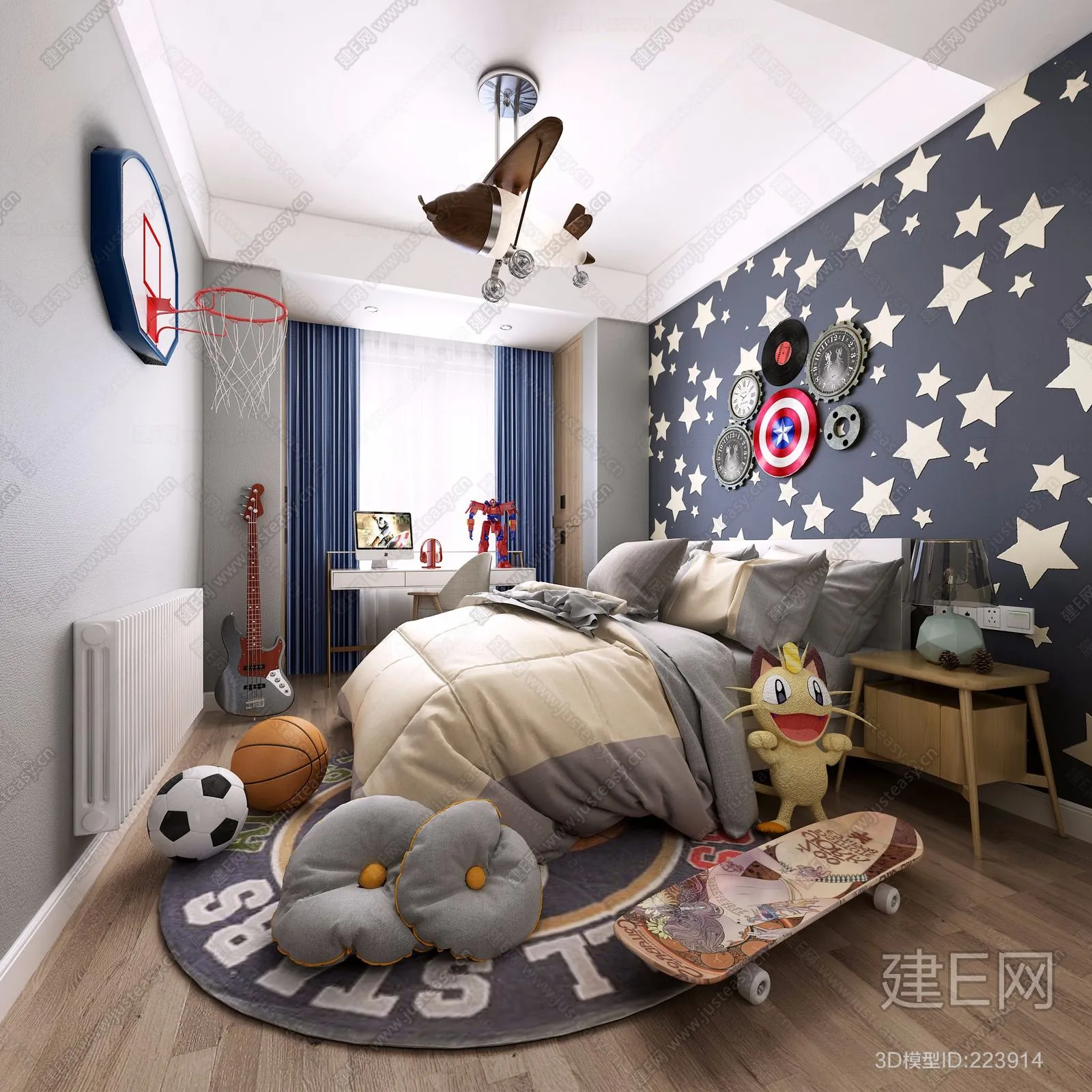 CHILDROOM – 3D SCENES – VRAY – 405