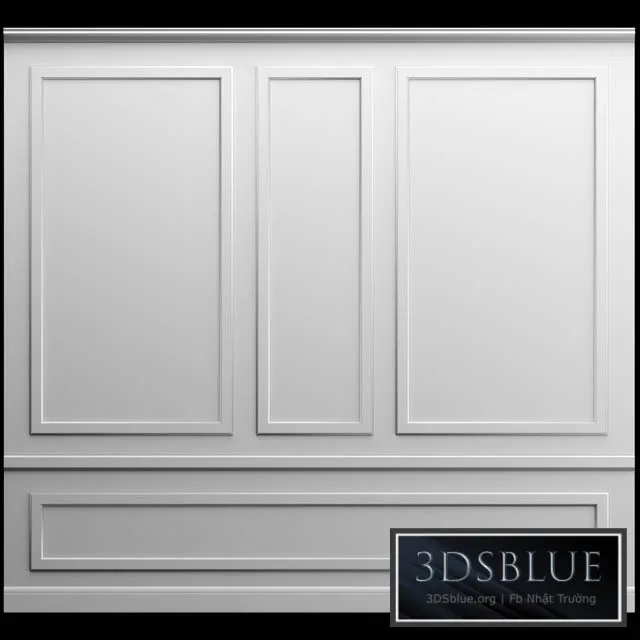 Wall molding 3DS Max - thumbnail 3