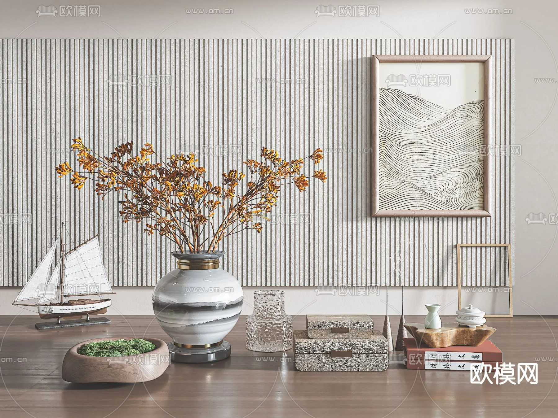 DECORATION SETS – 3D MODELS – 095 – PRO