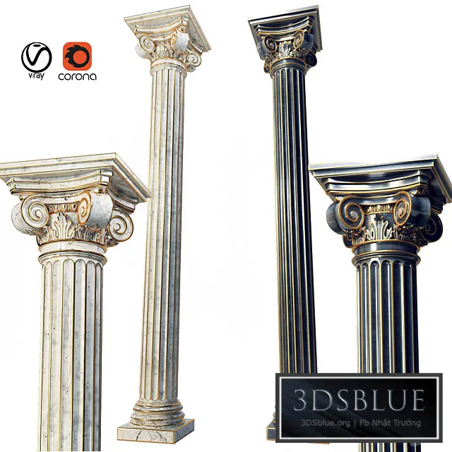 DECORATION – DECORATIVE PLASTER – 3DSKY Models – 2822