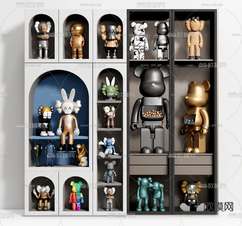 DECORATION SETS – 3D MODELS – 164 – PRO