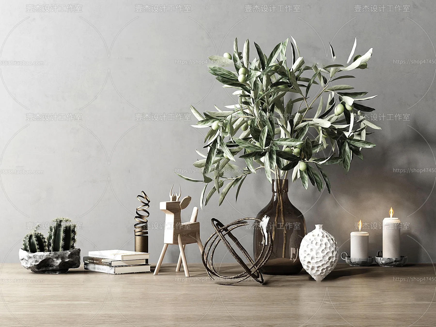 DECORATION SETS – 3D MODELS – 324 – PRO